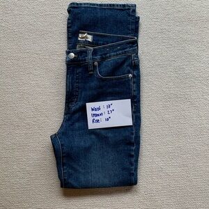 Madewell kick out jeans size 26
